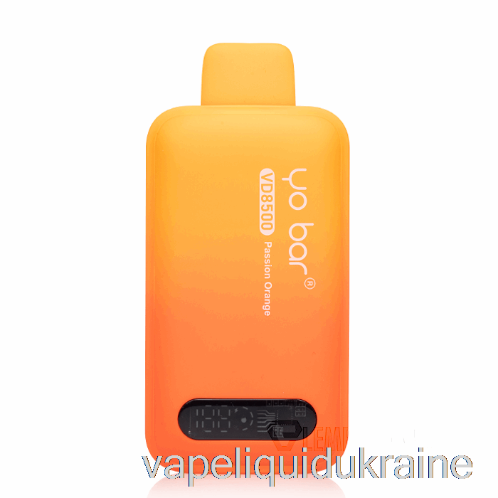 Vape Liquid Ukraine YO BAR VD8500 Disposable Passion Orange